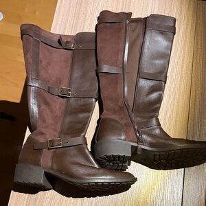 Cole Haan Dark Brown Heeled Boots